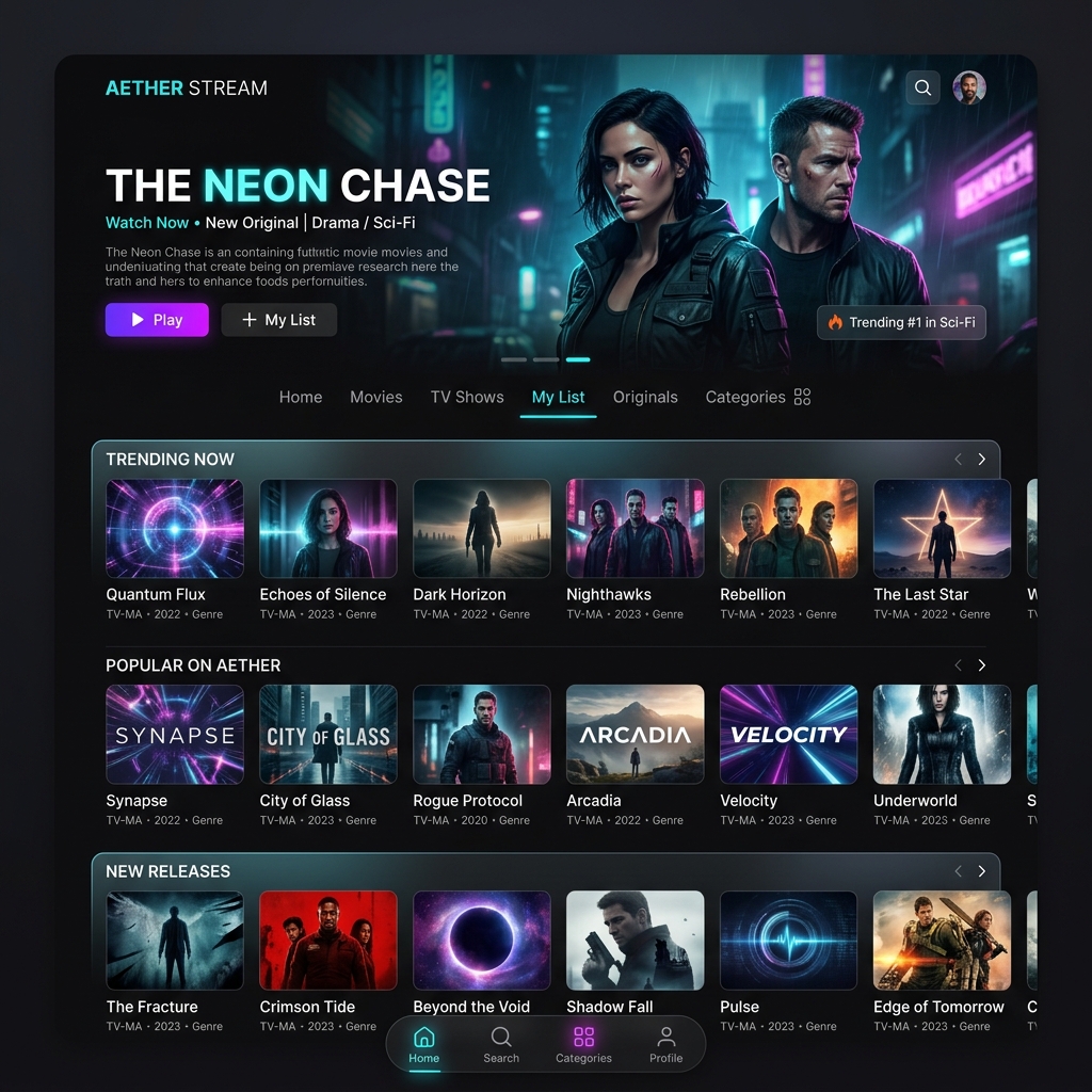 On Demand User Interface